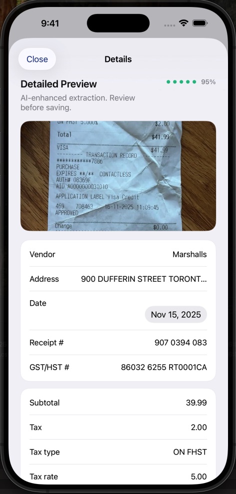 Fiscra - Expense categorization